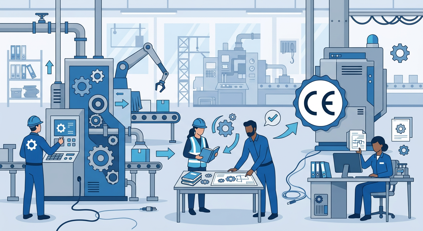 Industrial machinery certification process EU Machinery Directive
